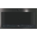 GE Profile – 2.1 Cu. Ft. Over-the-Range Microwave with Sensor Cooking and Chef Connect – Black Stainless Steel