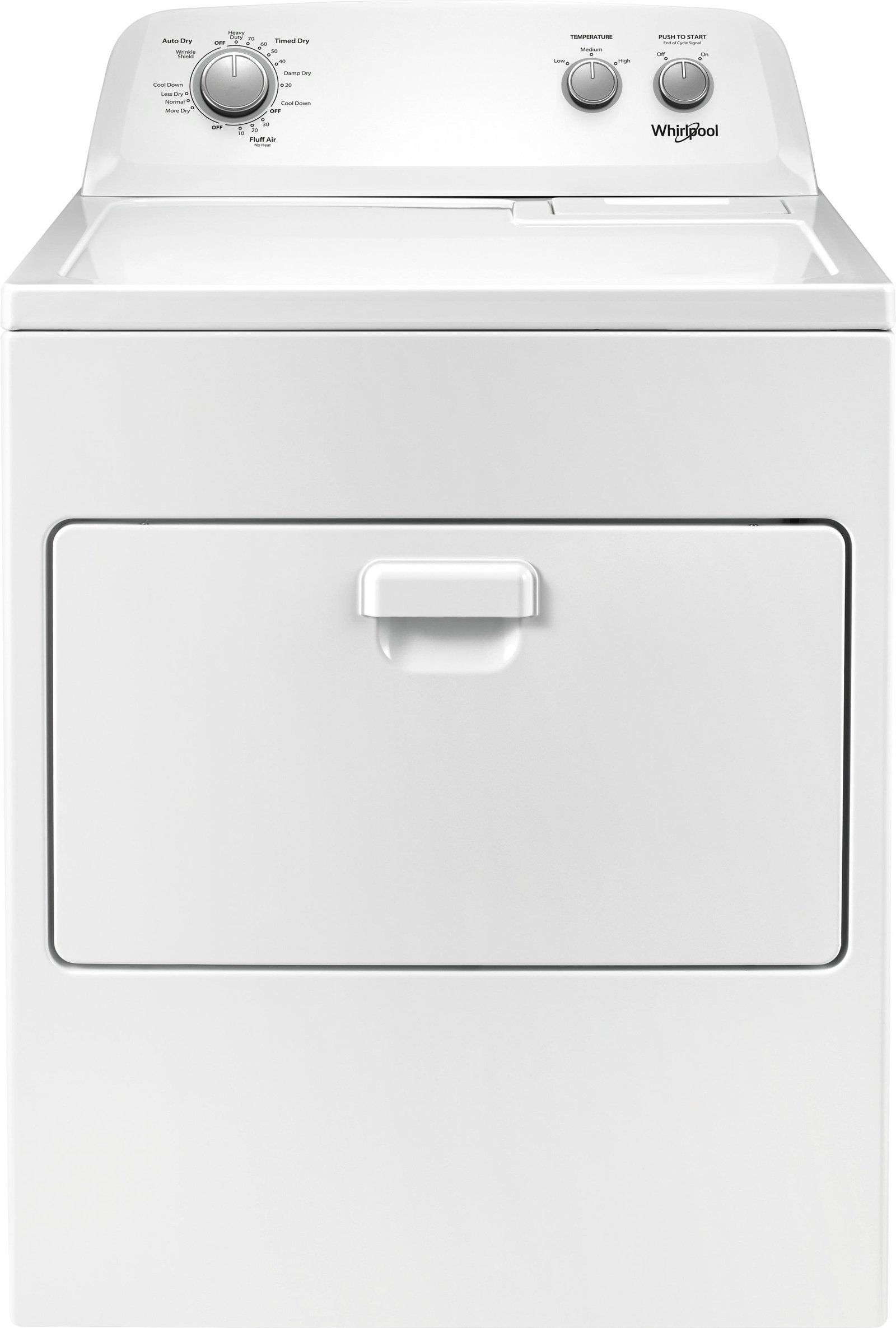 6182916_sd.jpg Whirlpool – 7 Cu. Ft. Electric Dryer with AutoDry Drying System – White - Image 1