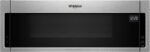 Whirlpool – 1.1 Cu. Ft. Low Profile Over-the-Range Microwave Hood Combination with Hidden Control Panel – Stainless Steel