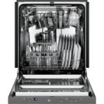 GE – 24″ Top Control Built-In Stainless Steel Tub Dishwasher with 3-Level Wash and 51 dBA – Stainless Steel - Image 5