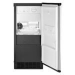 Whirlpool – 15″ 29-Lb. Freestanding Icemaker – Stainless Steel - Image 2