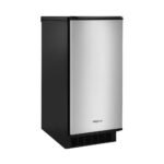 Whirlpool – 15″ 50-Lb. Freestanding Icemaker – Stainless Steel - Image 2