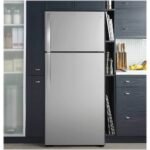 GE – 28 in. Wide 16.6 Cu. Ft. Top-Freezer Refrigerator with Edge-to-Edge Glass Shelves – Stainless Steel - Image 6