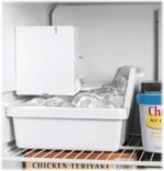 GE – 30 in. Wide 19.2 Cu. Ft. Top-Freezer Refrigerator with Premium Inner Door Modular Bins – Stainless Steel - Image 7