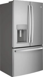 GE Profile – 36 in. Wide 22.1 Cu. Ft. French Door Counter-Depth Refrigerator with Hands-Free AutoFill – Stainless Steel - Image 2
