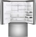 GE Profile – 36 in. Wide 22.1 Cu. Ft. French Door Counter-Depth Refrigerator with Hands-Free AutoFill – Stainless Steel - Image 4