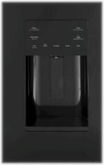 GE – 36 in. Wide 25.6 Cu. Ft. French Door Smart Refrigerator with Space Saving Ice Maker – High Gloss Black - Image 6