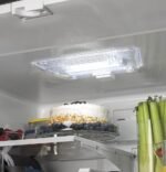GE – 24 in. Wide 11.9 Cu. Ft. Bottom-Freezer Counter-Depth Refrigerator – Stainless Steel - Image 6