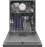 GE – 24″ Front Control Built-In Plastic Tub Dishwasher with Dry Boost and 59 dBA – Stainless Steel - Image 3