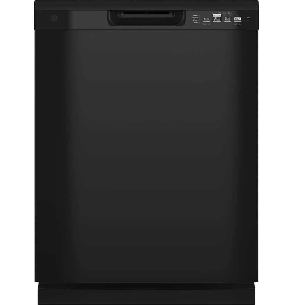 6448058_sd.jpg GE – 24″ Front Control Built-In Plastic Tub Dishwasher with Dry Boost and 59 dBA – Black - Image 1