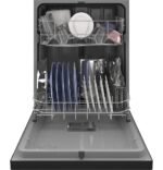 GE – 24″ Front Control Built-In Plastic Tub Dishwasher with Dry Boost and 59 dBA – Black - Image 4