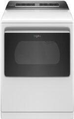 Whirlpool – 7.4 Cu. Ft. Gas Dryer with Steam and Advanced Moisture Sensing – White
