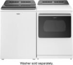 Whirlpool – 7.4 Cu. Ft. Gas Dryer with Steam and Advanced Moisture Sensing – White - Image 6