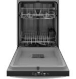 GE – 25″ Top Control Built In Plastic Tub Dishwasher with Dry Boost and 55 dBA – White - Image 3