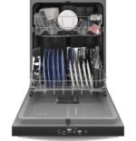 GE – 25″ Top Control Built In Plastic Tub Dishwasher with Dry Boost and 55 dBA – White - Image 4