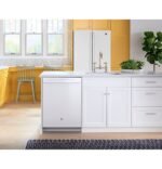 GE – 24″ Top Control Built-In Plastic Tub Dishwasher with Sanitize Cycle and 52 dBA – White - Image 6