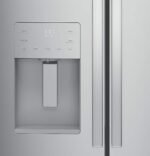 GE – 33 in. Wide 23.7 Cu. Ft. French Door Refrigerator with Space Saving Ice Maker – Stainless Steel - Image 6