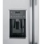 GE – 36 in. Wide 25.3 Cu. Ft. Side-by-Side Refrigerator with External Ice & Water Dispenser – Stainless Steel - Image 7