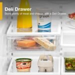 Whirlpool – 33 in. Wide 22 cu. ft. Bottom-Freezer Refrigerator with SpillGuard Glass Shelves – White on White - Image 7
