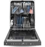GE – 24″ Top Control Built-In Stainless Steel Tub Dishwasher with 3rd Rack, Sanitze Cycle and 45 dBA – White - Image 4