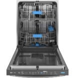GE Profile – 24″ Top Control Smart Built-In Stainless Steel Tub Dishwasher w/ 3rd Rack, Leak Defense w/ Active Flood Protect, 39 dBA – Stainless Steel - Image 3