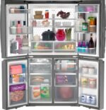 GE Profile – 36 in. Wide 28 Cu. Ft. 4-Door French Door Smart Refrigerator with Fully Convertible Temperature Zone – Stainless Steel - Image 4