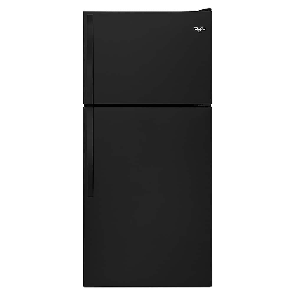6580870_sd.jpg Whirlpool – 18.2 Cu. Ft. Top-Freezer Refrigerator – Black - Image 1