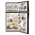 Whirlpool – 18.2 Cu. Ft. Top-Freezer Refrigerator – Black - Image 3