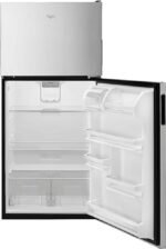 Whirlpool – 18.2 Cu. Ft. Top-Freezer Refrigerator – Stainless Steel - Image 4
