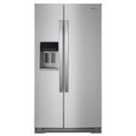 Whirlpool – 28.4 Cu. Ft. Side-by-Side Refrigerator with In-Door-Ice Storage – Stainless Steel