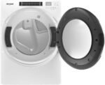Whirlpool – 7.4 Cu. Ft. Stackable Electric Dryer with Steam and Intuitive Controls – White - Image 4