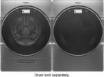 Whirlpool – 5.0 Cu. Ft. High Efficiency Front Load Washer with Steam and Load & Go XL Dispenser – Chrome Shadow - Image 7