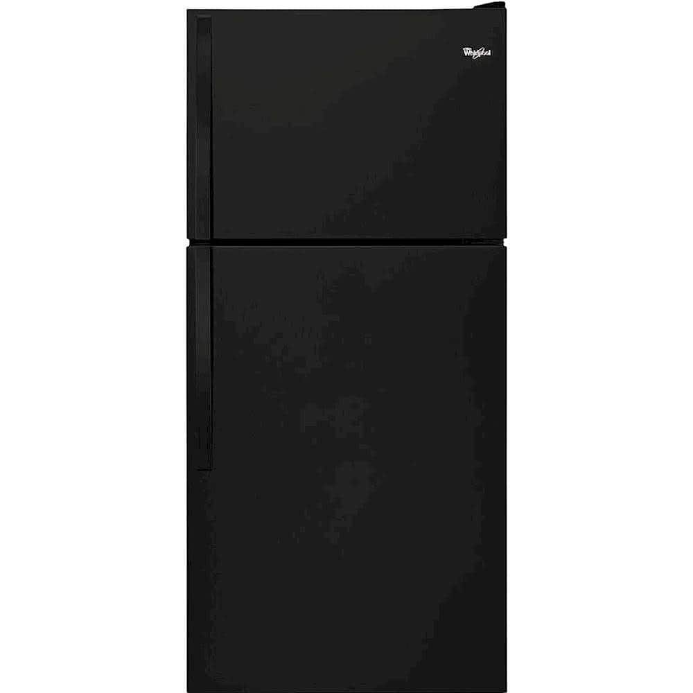 6581146_sd.jpg Whirlpool – 18.2 Cu. Ft. Top-Freezer Refrigerator – Black - Image 1