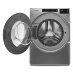 Whirlpool – 4.5 Cu. Ft. High-Efficiency Stackable Front Load Washer with Steam and Tumble Fresh – Chrome Shadow - Image 2