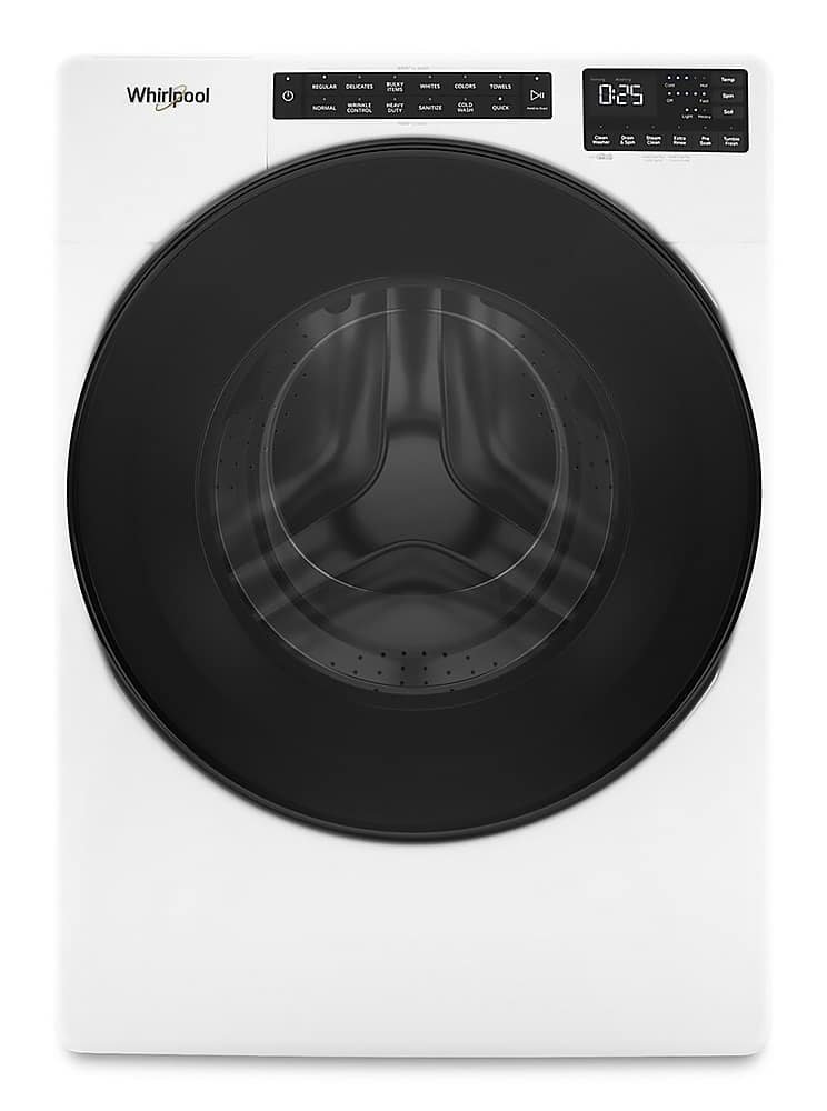 6581428_sd.jpg Whirlpool – 5.0 Cu. Ft. High-Efficiency Stackable Front Load Washer with Tumble Fresh – White - Image 1
