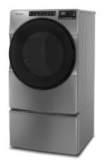 Whirlpool – 7.4 Cu. Ft. Stackable Electric Dryer with Wrinkle Shield Plus Option – Chrome Shadow - Image 3