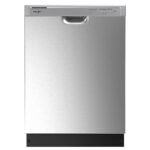 Whirlpool – 24″ Front Control Built-In Dishwasher with Boost Cycle and 57 dBA – Stainless Steel