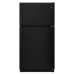 Whirlpool – 20.5 Cu. Ft. Top-Freezer Refrigerator – Black