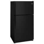 Whirlpool – 20.5 Cu. Ft. Top-Freezer Refrigerator – Black - Image 7