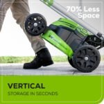 Greenworks 60V 25" Cordless Brushless Self-Propelled Mower + Two (2) 4.0Ah Batteries & Dual Port Charger - Image 8