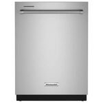 KitchenAid 24″ Fully-Integrated Built-In Dishwasher with 30 Total Wash Jets in PrintShield Stainless Steel