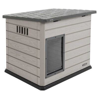 6acd37e8-c052-44fb-9469-ef2b619dd2f3.jpg Lifetime Deluxe Dog House (Large) - Image 1
