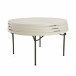 Lifetime 60-Inch Round Stacking Table (4) and Chair (32) Combo - Commercial - Image 21