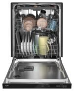 Whirlpool – 24 inch Top Control Built-In Stainless Steel Tub Dishwasher with 3rd Rack, Large Capacity, 47 dBA – Black Stainless Steel - Image 4