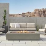 Real Flame Aegean 70″ Rectangle Propane Fire Table - Image 2