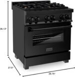ZLINE Legacy 30″ 4.0 Cu. Ft. Dual Fuel Range RAB-BR-30 - Image 7