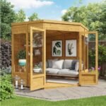 BillyOh Corner Summerhouse Log Cabin 7 x 7 Garden Storage Shed Wooden Summer House Sheds Picton Summerhouses - Image 2