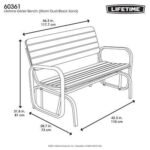 Lifetime Glider Bench - Image 52