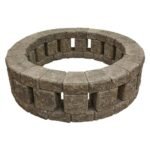 Stonehenge 58 in. x 16 in. Concrete Fire Pit Kit in Northwest Blend