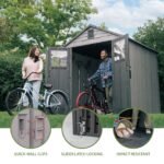 Lifetime 7-ft x 7-ft Architect Series Outdoor Storage Shed - Image 2